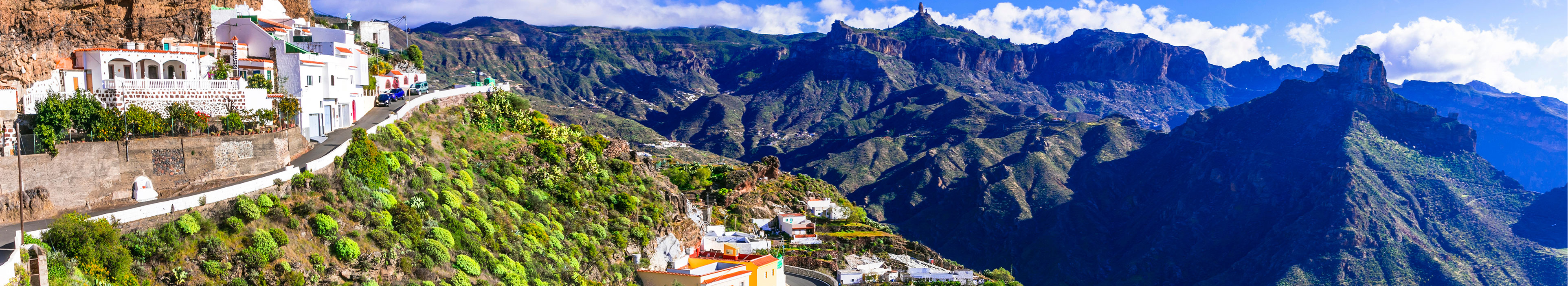 Urlaub Gran Canaria. Strasse in den Bergen.