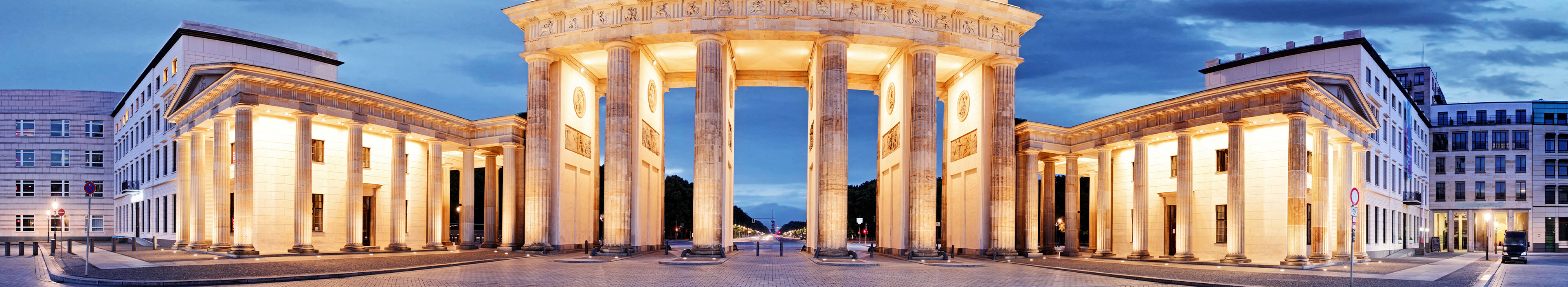Brandenburger Tor in der Dämmerung