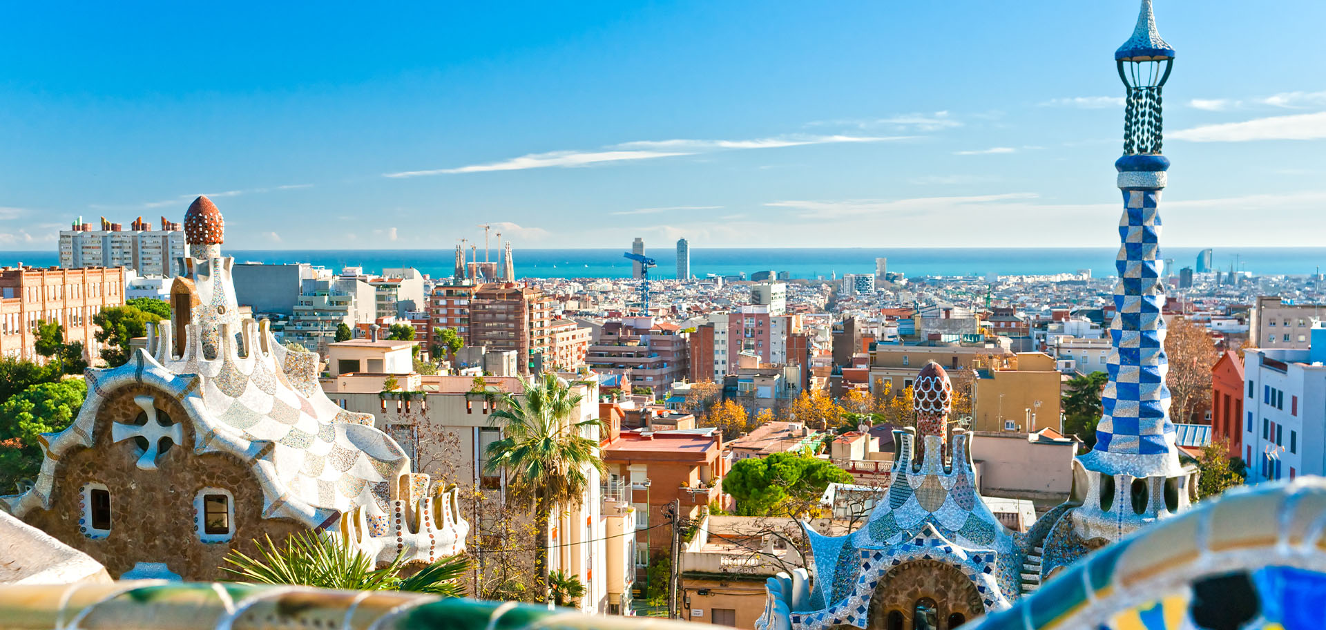 Skyline von Barcelona.