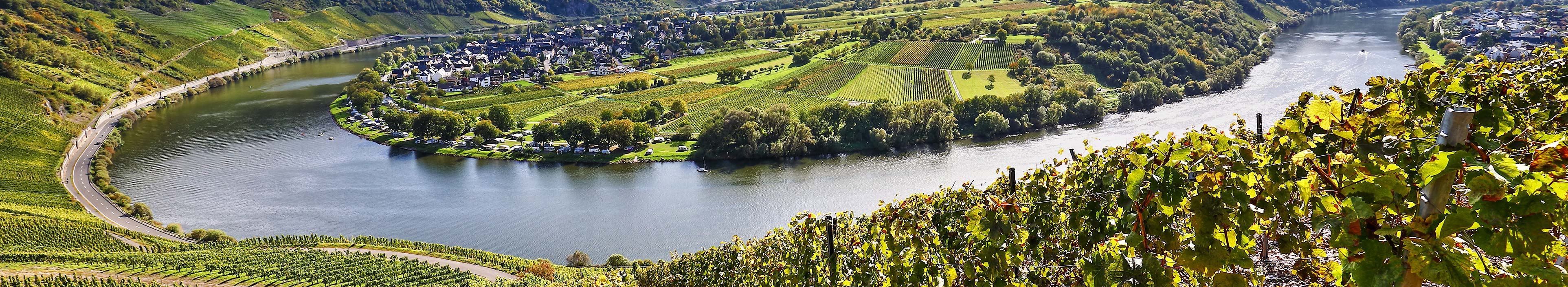 Moselschleife während einer Mosel Flusskreuzfahrt