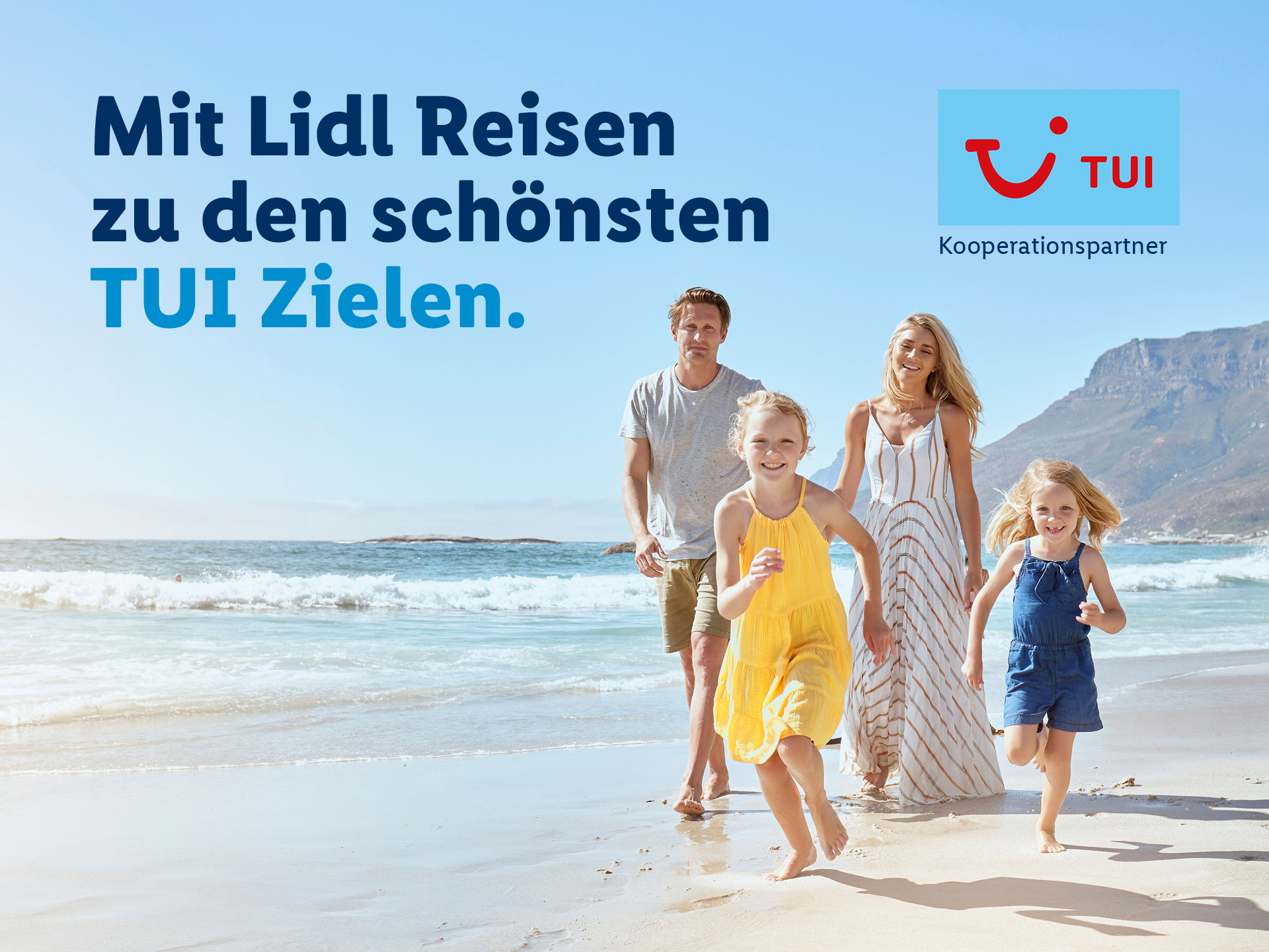 Mit Lidl Reisen zu den schönsten TUI Zielen. TUI Kooperationspartner.