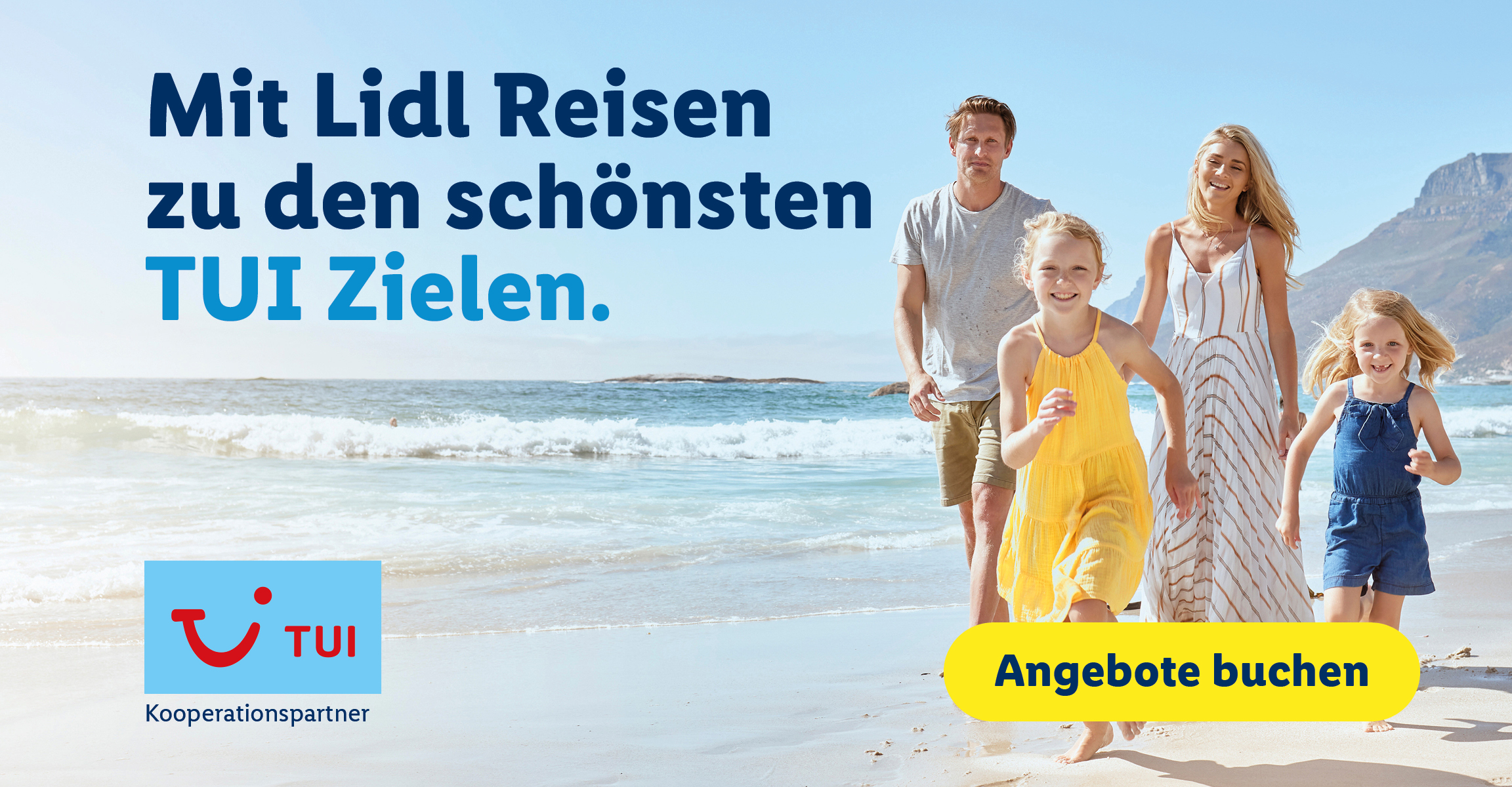 Mit Lidl Reisen zu den schönsten TUI Zielen. TUI Kooperationspartner. Jetzt Angebote buchen.