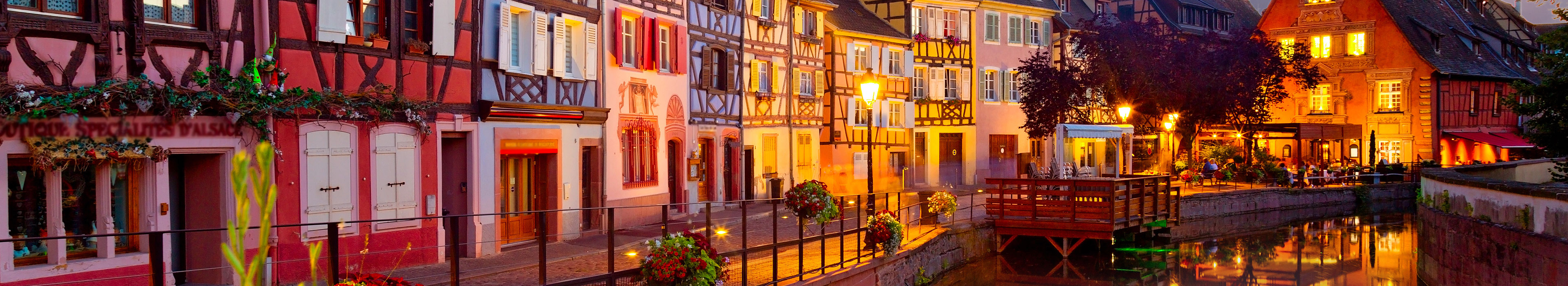 Romantisches Dorf im Elsass