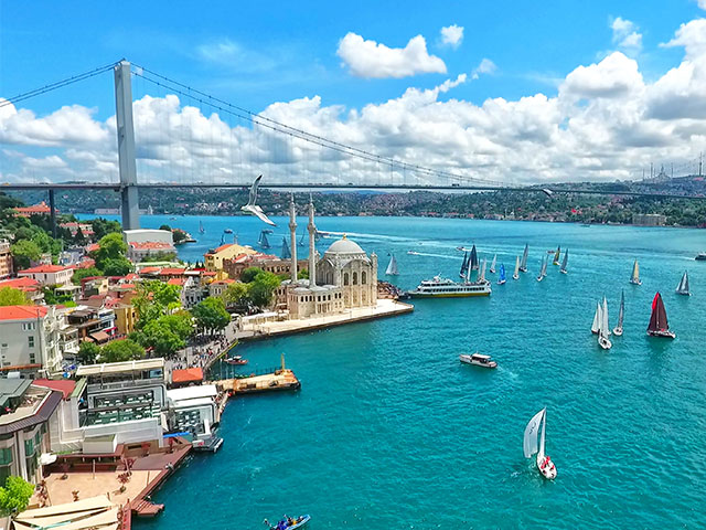 Bosporus Türkei.