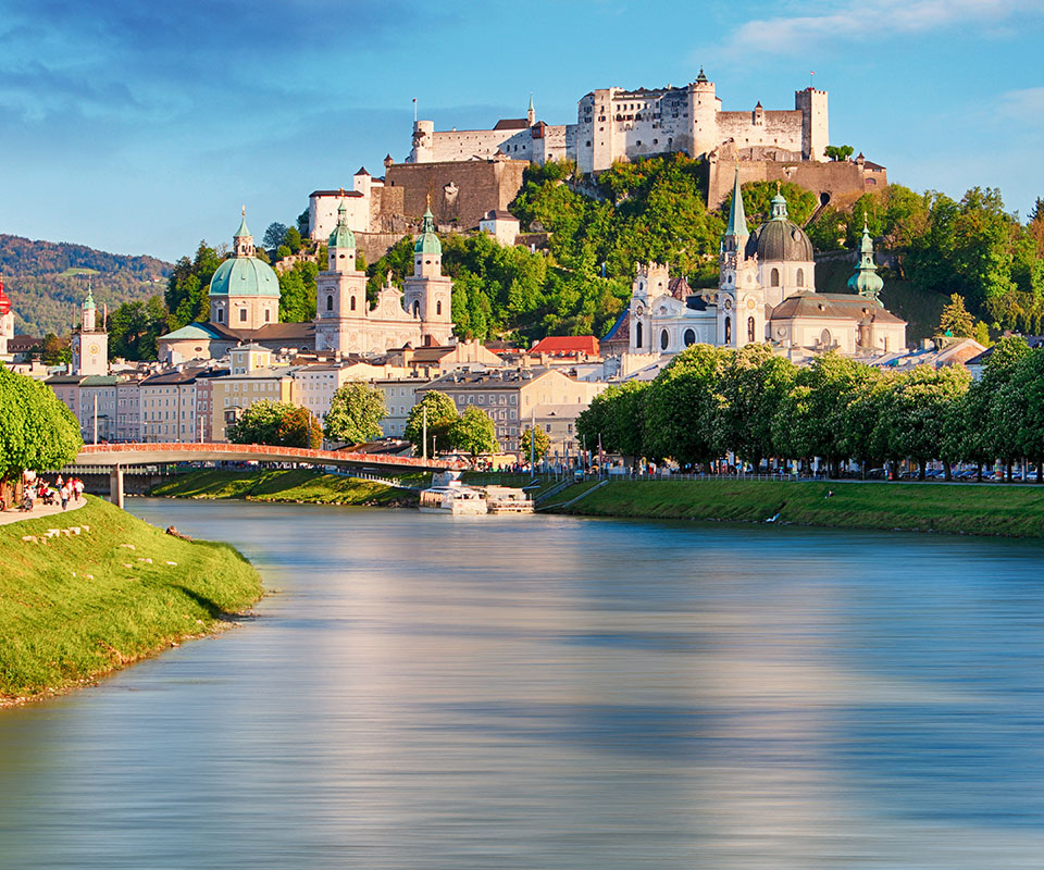 Festung in Salzburg, Österreich.