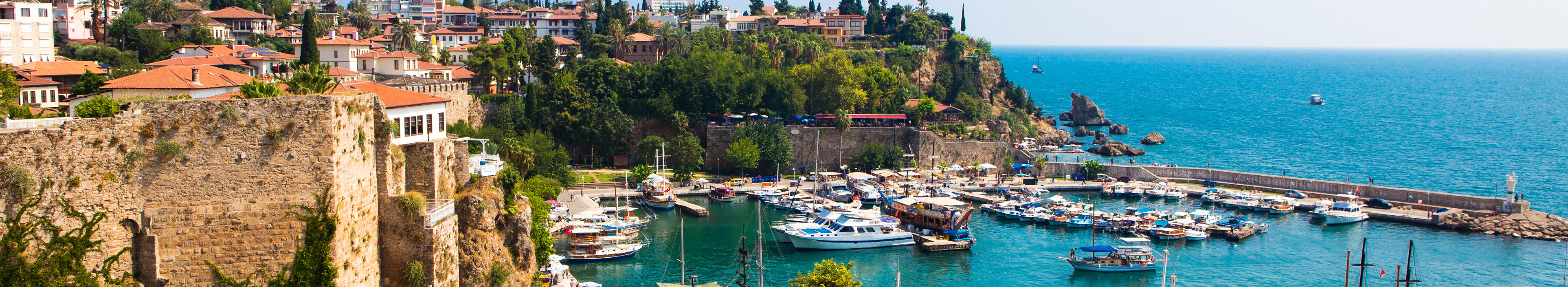 Historische Altstadt Side in Türkei