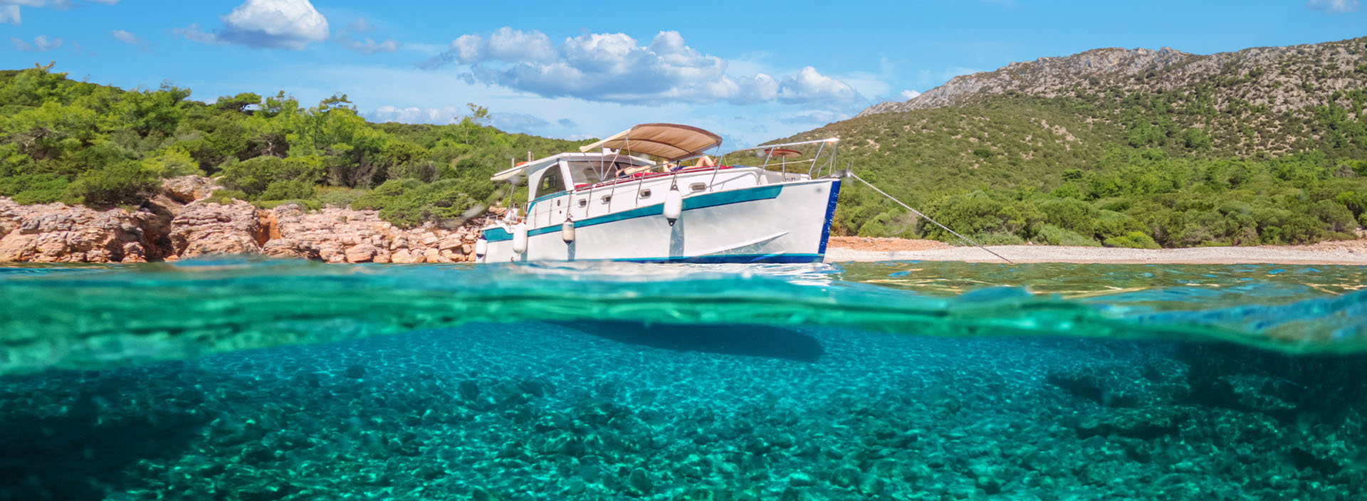 Strand an der Türkischen Riviera
