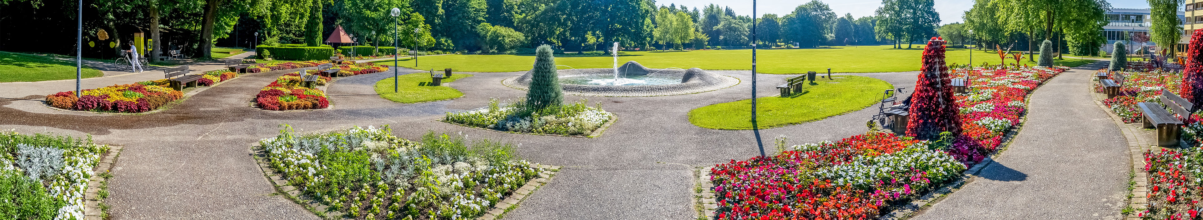 Park in Bad Füssing, Deutschland