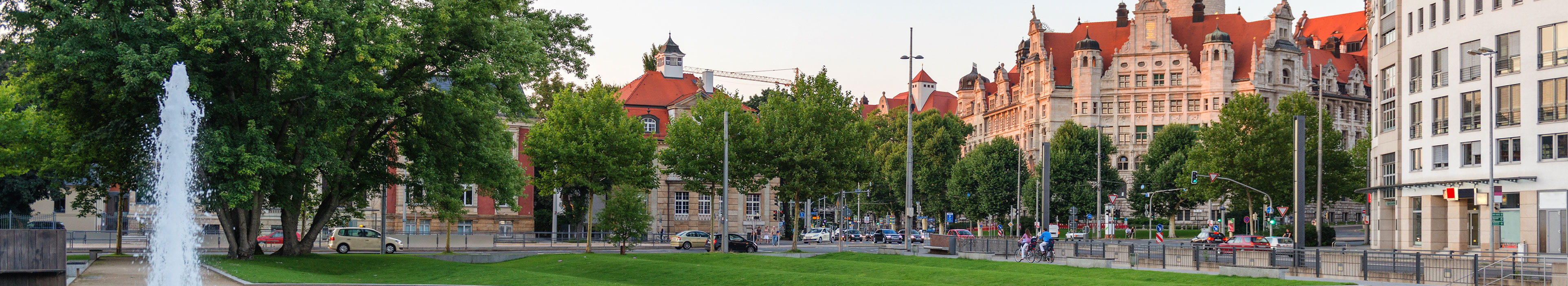 Panorama von Leipzig