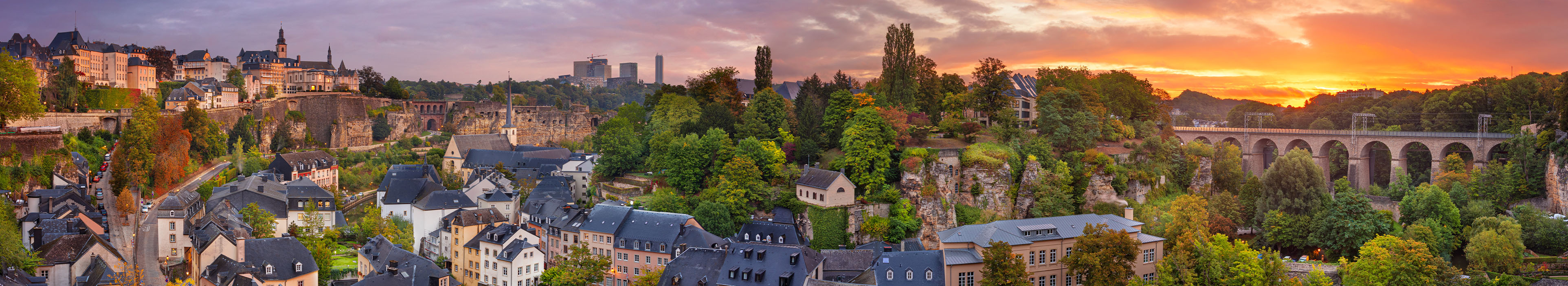 Blick auf Luxemburg