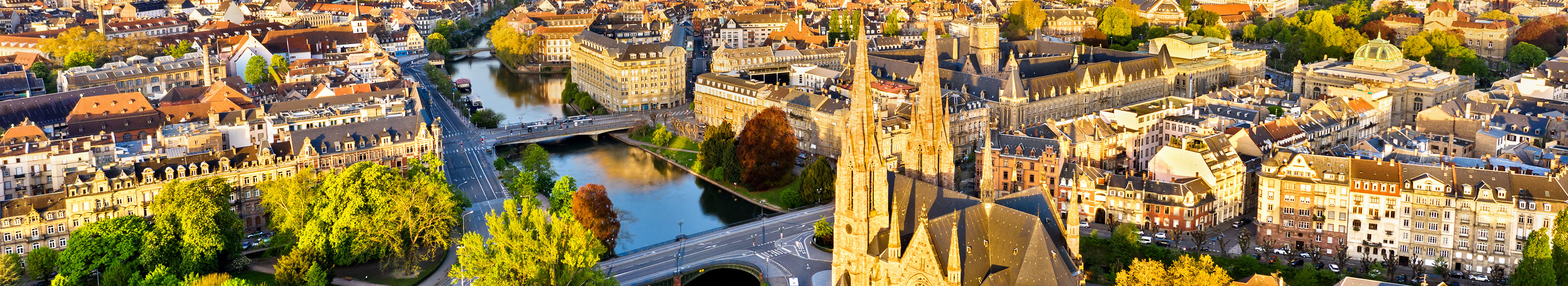 Blick auf die Kathedrale von Strasbourg