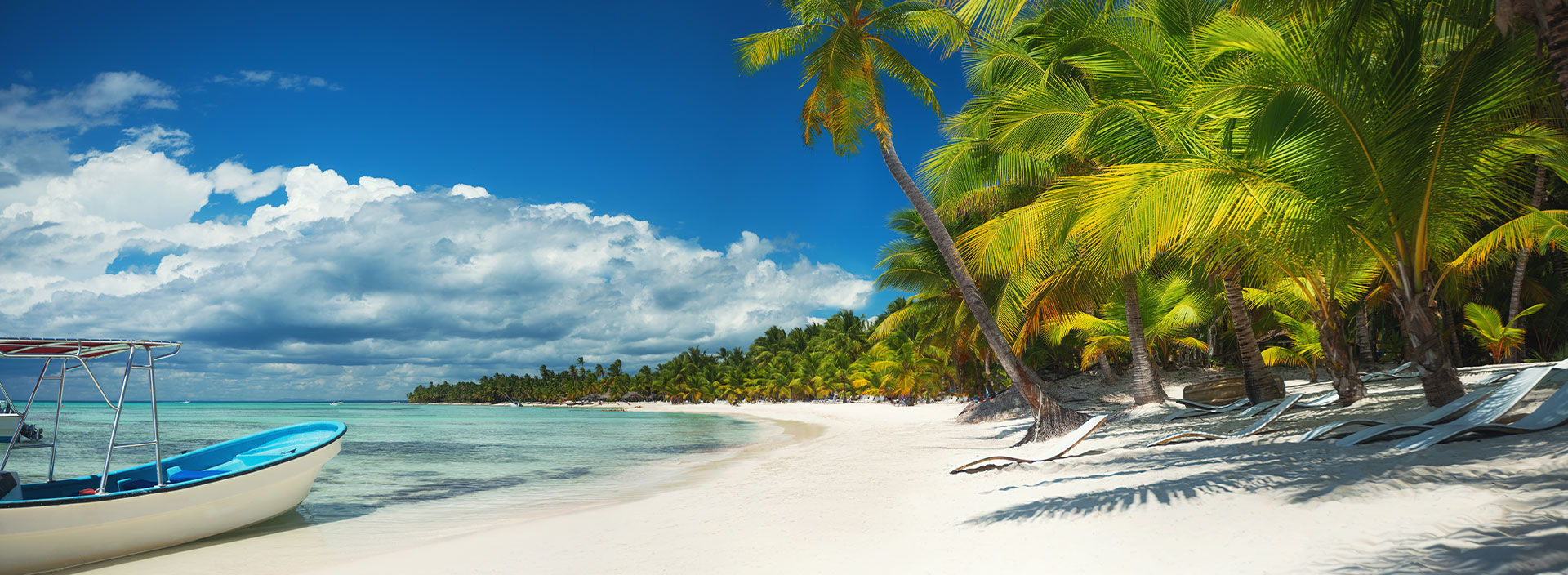 Palmenstrand Dominikanische Republik