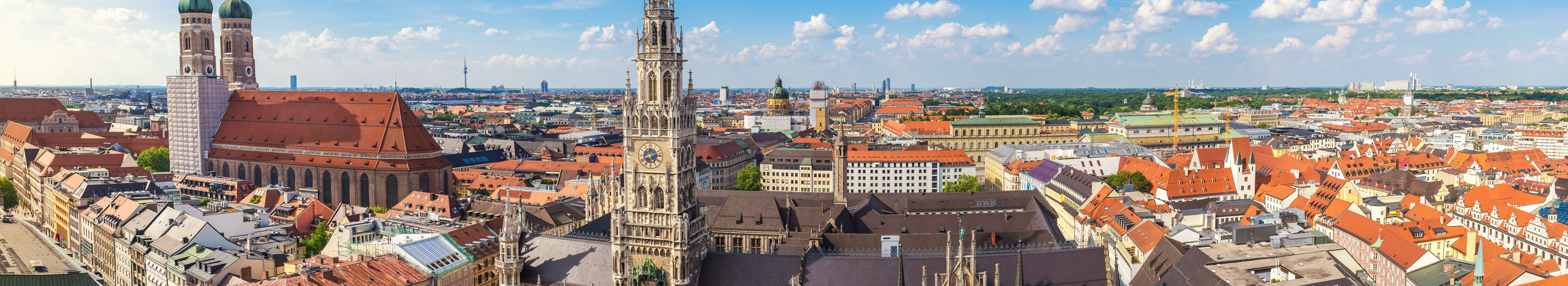 Blick auf den Marienplatz in München