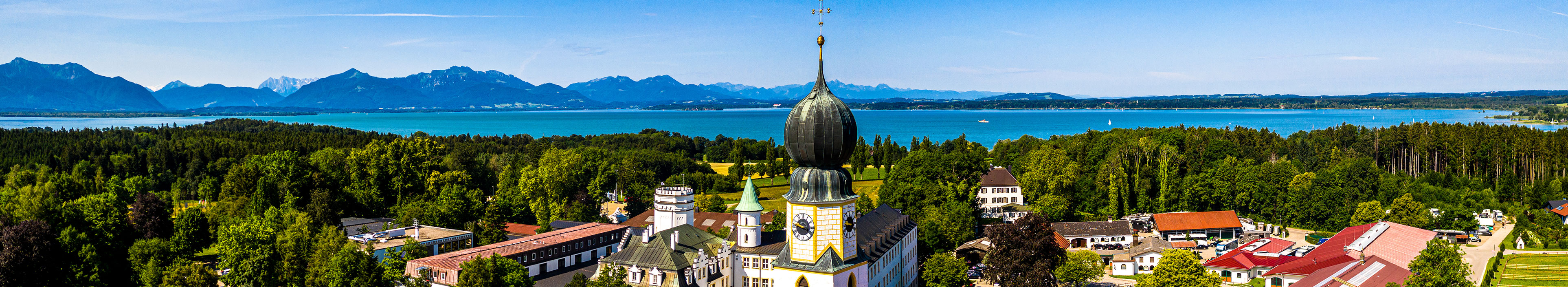 Blick auf den Chiemsee