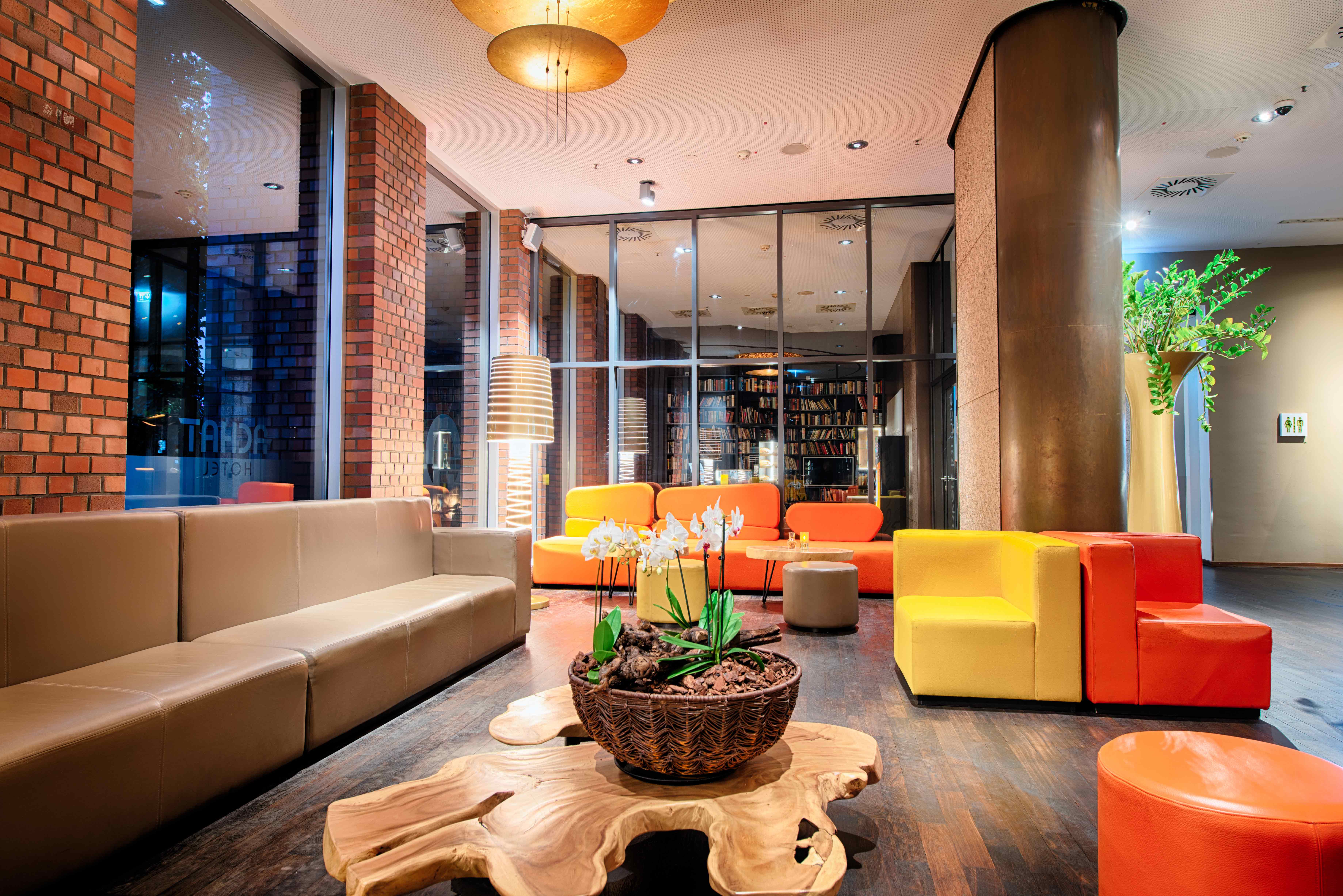 Lobby im ACHAT Hotel.