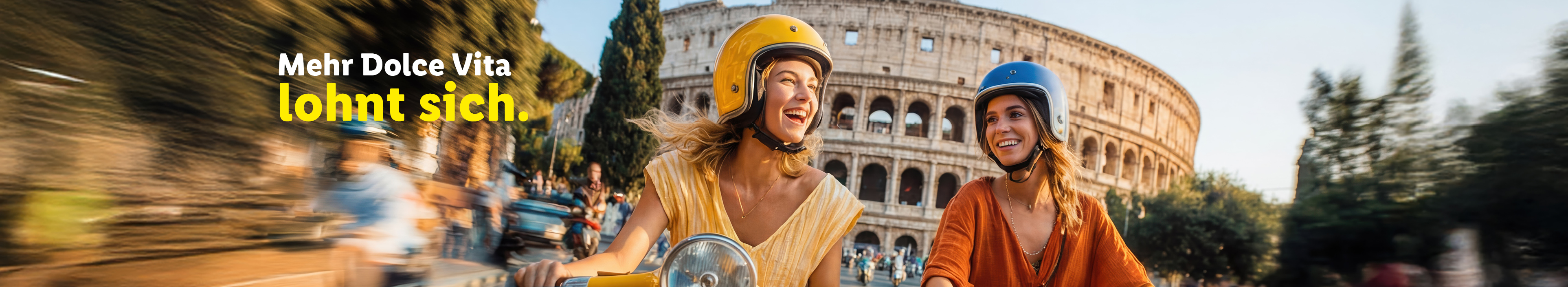 KI-generiert: Mehr Dolce Vita lohnt sich. AI-generiert