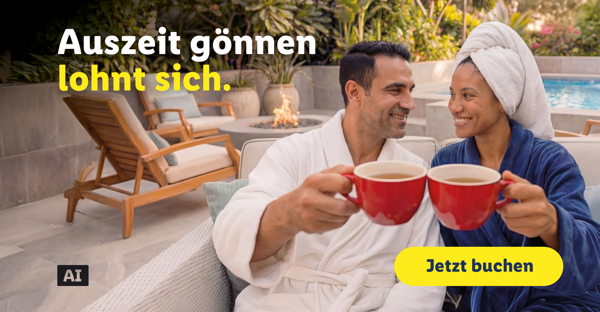 Auszeit gönnen lohnt sich. Wellness-Angebote. Jetzt buchen